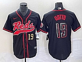 Men's Cincinnati Reds #19 Joey Votto Number Black 2023 City Connect Cool Base Stitched Jerseys,baseball caps,new era cap wholesale,wholesale hats